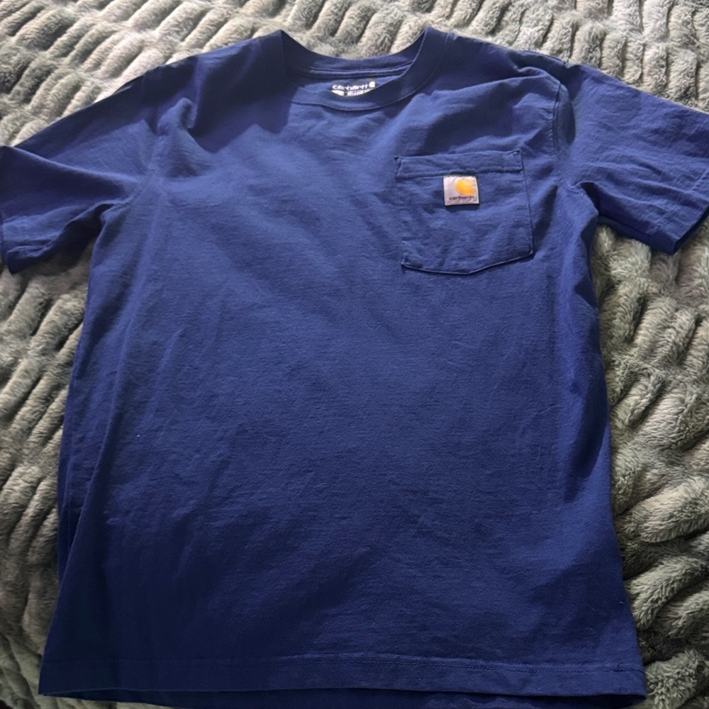 Carhartt Short Sleeve Pocket Tee in Royal Blue